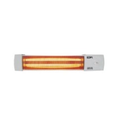 Estufa de baño de cuarzo - modelo marfil - 600-1200w - orientable - edm