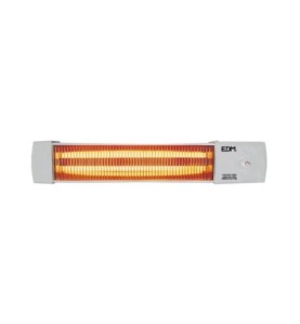 Estufa de baño de cuarzo - modelo marfil - 600-1200w - orientable - edm
