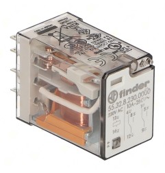 Rele 230v 10a 50/60hz bipolar conmutado  jemi