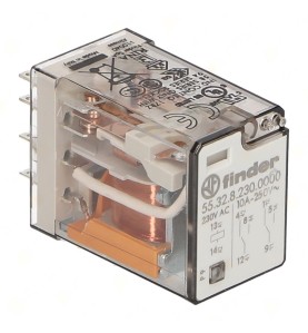 Rele 230v 10a 50/60hz bipolar conmutado  jemi