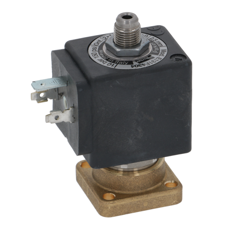 Válvula magnética 3vías 110VAC cuerpo cono exterior DN 1,5mm conector hembra DIN WEGA Válvula magnética 3vías 110VAC cuerpo cono exterior DN 1,5mm conector hembra DIN WEGA
