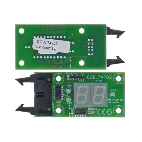 Placa Electrónica Teclado C/DISPLAY 70x35mm COLGED
