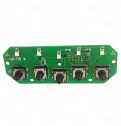 Placa electrÓnica botonera 5 pulsadores spaziale