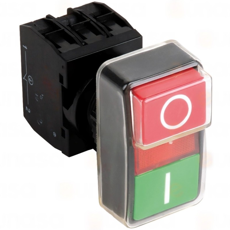 Interruptor MARCHA/PARO Con Led 230V 12A SAVEMAH Interruptor MARCHA/PARO Con Led 230V 12A SAVEMAH