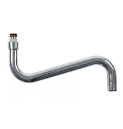 caño a S tubo ø 24mm saliente 250mm altura salida 115mm a presión