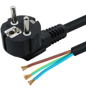 Clavija Con Cable 3x1mm 2 Metros VARIOS