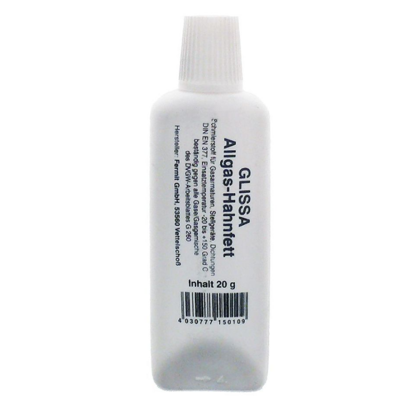 Grasa para grifos de gas FERMIT GLISSA tubo 20g para grifo de gas Grasa para grifos de gas FERMIT GLISSA tubo 20g para grifo de gas