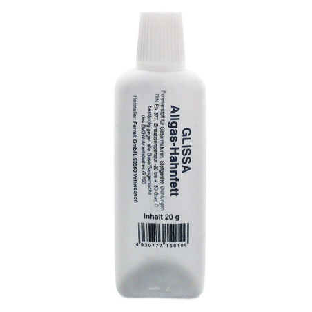 Grasa para grifos de gas FERMIT GLISSA tubo 20g para grifo de gas -20 a +150°C homologación DVGW