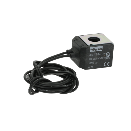 bobina magnética 50/60Hz soporte ø 14mm longitud del cable 1000mm 14W