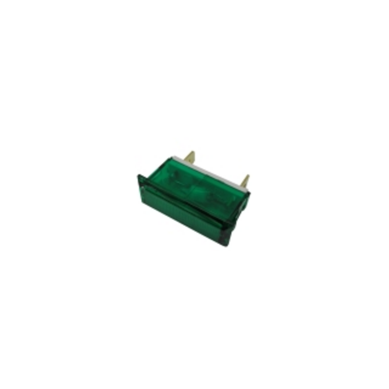 Piloto verde 33x11mm 400v freidora repag