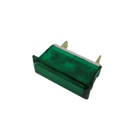 Piloto verde 33x11mm 400v freidora repag