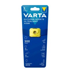 Linterna frontal ultralight h30r amarilla varta