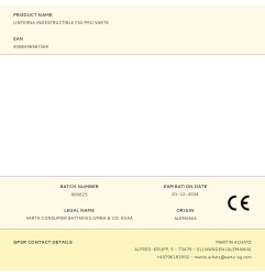 Linterna indestructible f30 pro varta