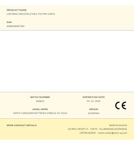 Linterna indestructible f30 pro varta