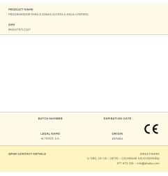 Programador para 6 zonas access 6 aqua control