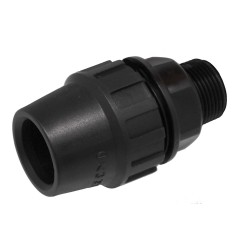 Terminal rosca macho. 32mm (1") aqua center