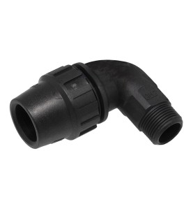 Codo rosca macho 32mm (1") aqua control