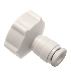 Adaptador de grifo 3/4"-1/4" vivo verde