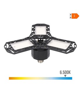 Bombilla "leaf" led e27 60w 6400lm 6500k luz fria ø26,5x12cm edm