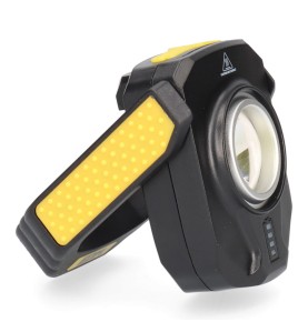 Linterna con 1 led 10w 900lm compact recargable. base magnetica. edm