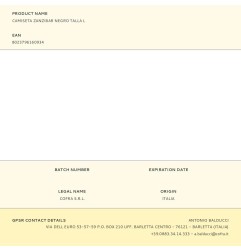 Camiseta zanzibar negro talla l