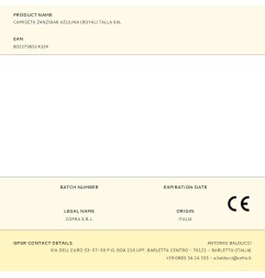 Camiseta zanzibar azulina (royal) talla xxl