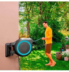 Portamangueras automatico rollup 25 m