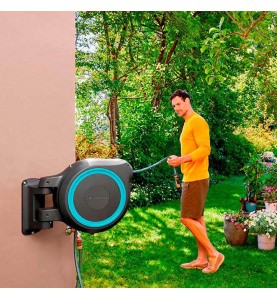 Portamangueras automatico rollup 25 m