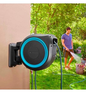 Portamangueras automatico rollup 25 m