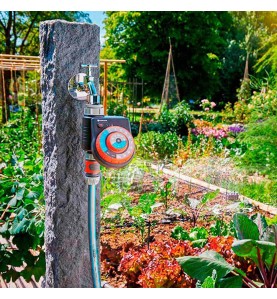 Programador de riego analogico easy plus gardena