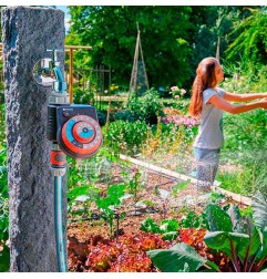 Programador de riego analogico easy plus gardena