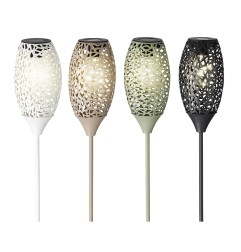 Antorcha solar led blanco calido ø11x94cm 5 leds colores/modelos surtidos