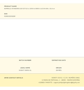 Bombilla standard led e27 8,5 w 1055 lm 4000 k luz dia ø6 x 10,4 cm