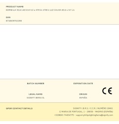 Bombilla vela led e14 4,3 w 470 lm 2700 k luz calida ø3,5 x 9,7 cm