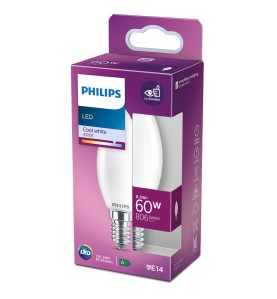 Bombilla vela led e14 6,5 w 806 lm 4000 k luz dia ø3,5 x 9,7 cm