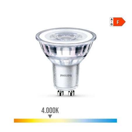 Bombilla dicroica led gu10 4,6 w 390 lm 4000 k luz dia ø5 x 5,4 cm