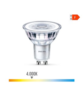 Bombilla dicroica led gu10 4,6 w 390 lm 4000 k luz dia ø5 x 5,4 cm