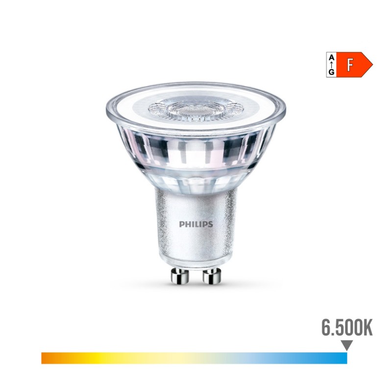Bombilla dicroica led gu10 4,6 w 390 lm 6500 k luz fria ø5 x 5,4 cm