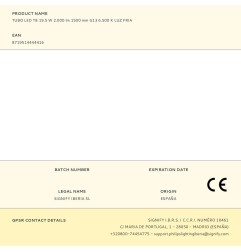 Tubo led t8 19,5 w 2.000 lm 1500 mm g13 6.500 k luz fria