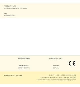 Extension tira de led 1m 880 lm
