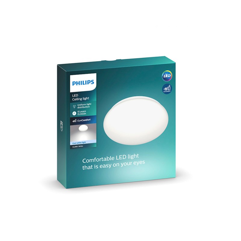 Plafón led circular moire 6 w 4000 k 640 lm ø22,5 x 6,8 cm