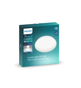 Plafón led circular moire 6 w 4000 k 640 lm ø22,5 x 6,8 cm