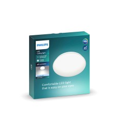 Plafón led circular moire 10 w 4000 k 1100 lm ø25 x 6,8 cm