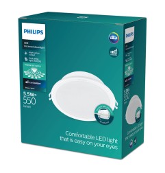 Downlight led empotrable modelo meson 5,5w 550 lm 4000 k luz dia ø9 x 3,5 cm