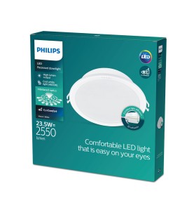 Downlight led empotrable modelo meson 23,5w 2550 lm 4000 k luz dia ø21,5 x 10,5 cm