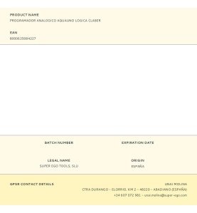 Programador analogico aquauno logica claber