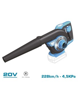 Aspirador soplador 20 v (sin batería ni cargador)