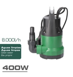 Bomba de drenaje aguas limpias 400 w
