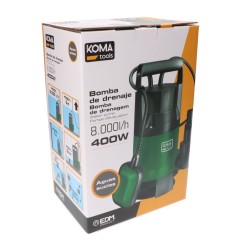 Bomba de drenaje aguas sucias 400 w
