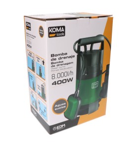 Bomba de drenaje aguas sucias 400 w